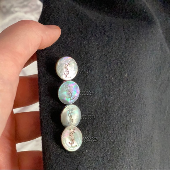 Vintage YSL Wool & Cashmere Blazer - Picture 6 of 8